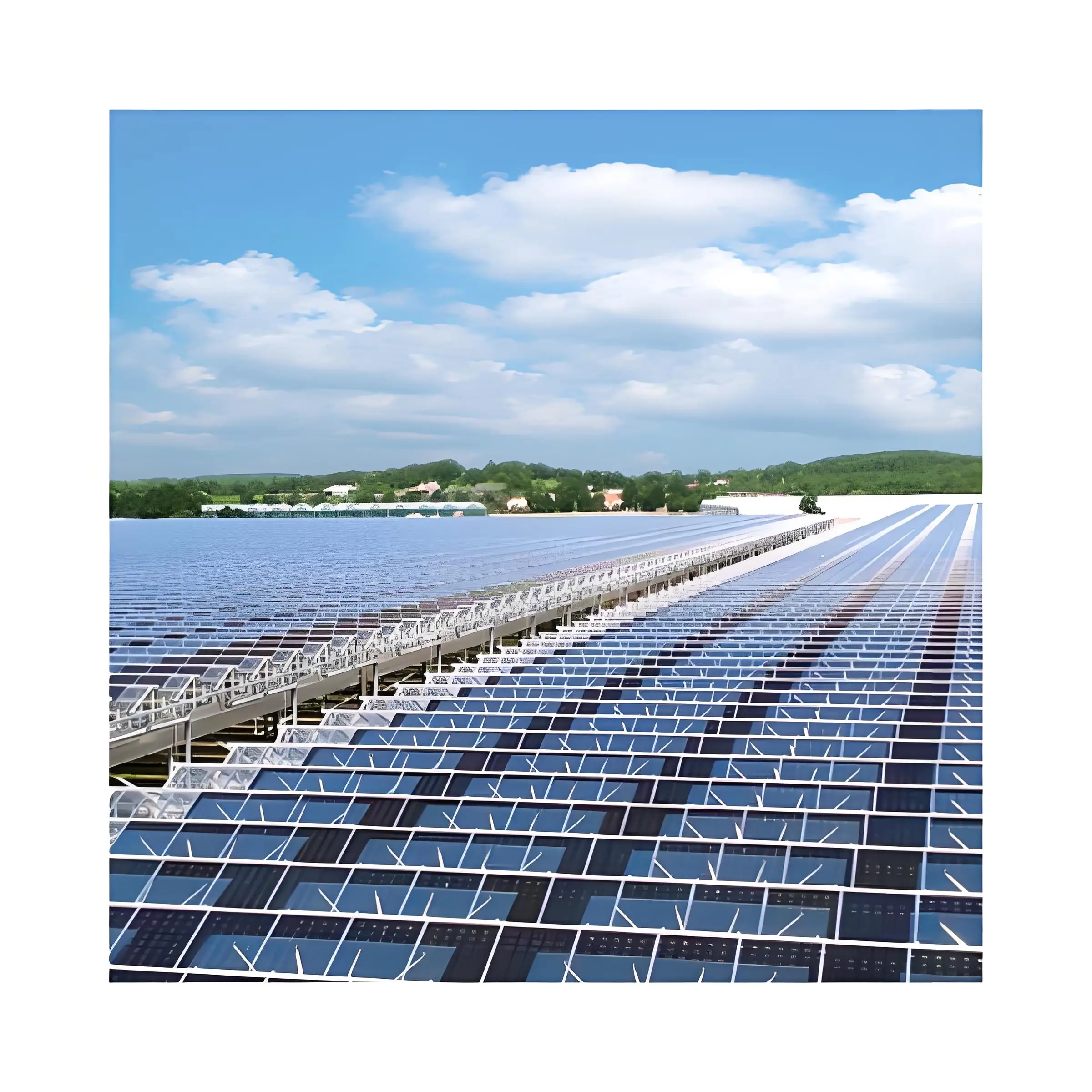 Smart Agricultural Multi-Span Venlo Glass Greenhouse Solar Photovoltaic Solar Greenhouse for Sale