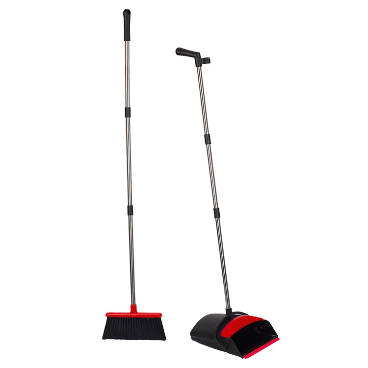 Online Hot Selling Adjustment Long Handle Broom And Dustpan Buy
