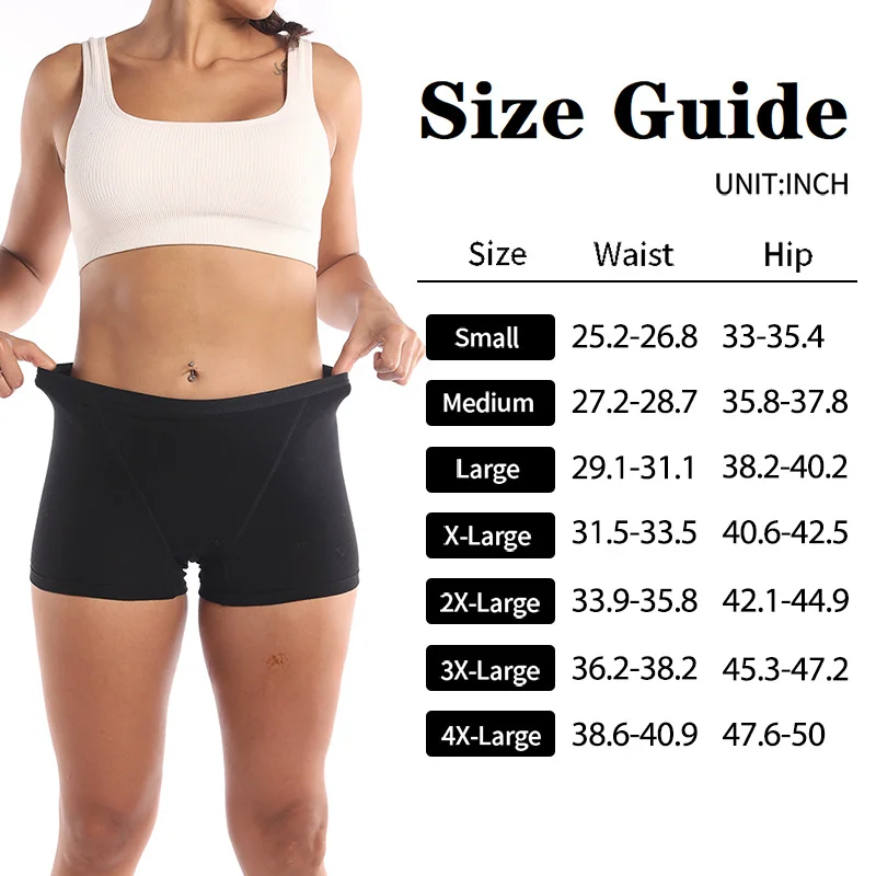 Period boyshort colour options