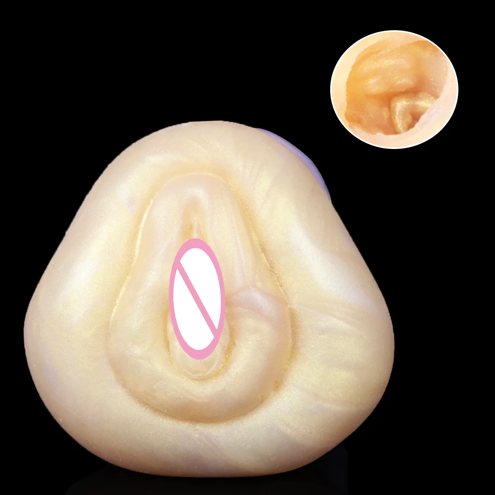 GEEBA New Stimulate Horned Sheep Shape Masturbation Toys Male Simulation Silicone Animal Aircraft Cup Penis Massage Sex Device