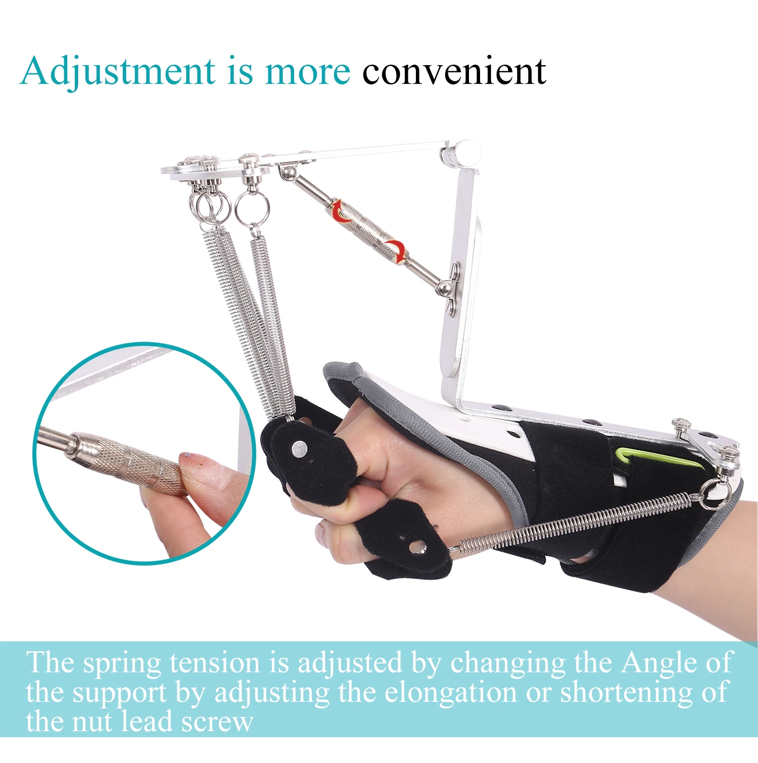 Finger Splint Grip Strength Device Medical Finger Training Mover Dynamic Finger Extension Splint