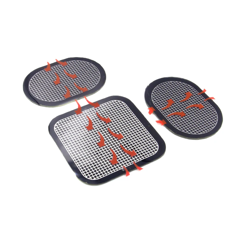 Factory custom non woven tens pad  Silicon rubber electrode ems hip trainer muscle stimulator abs fitness