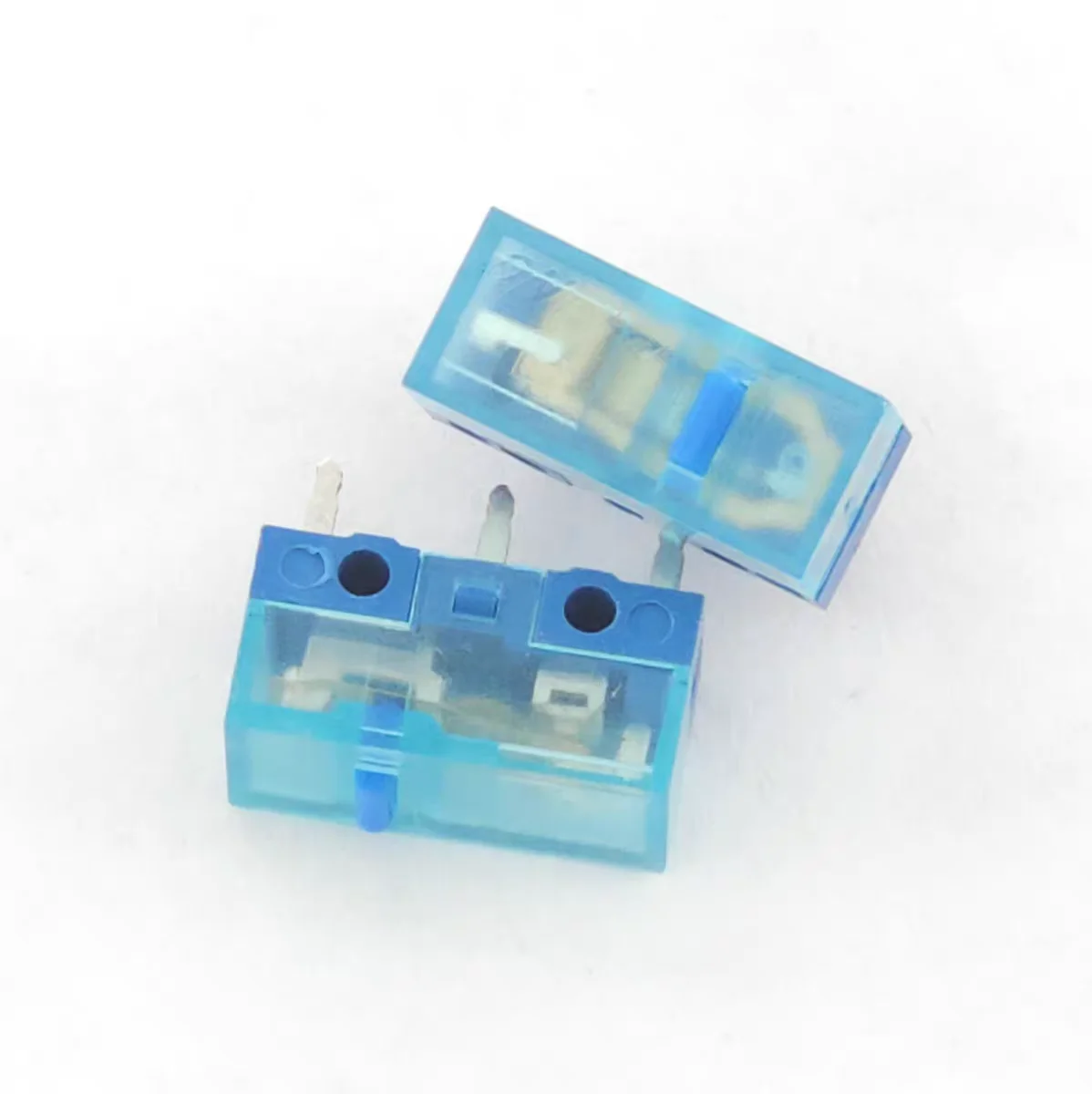 HUANO Blue Transparent Shell Mute Mouse Micro Switch 30M 50M 60M 70M 80M Mouse Button Switch