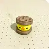 Bouton gaufre poulet couleur foncée [un]
