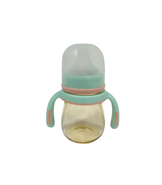 Baby Feeding Bottle 150/240ml PPSU+Silicone  Pacifier Newborn Baby Bottle Set wideneck bottle