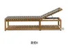 Teak lounger-style h