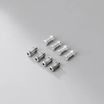 6mm Antique 925 Sterling Silver Tube Beads Spacer Beads For Jewelry Making Kit