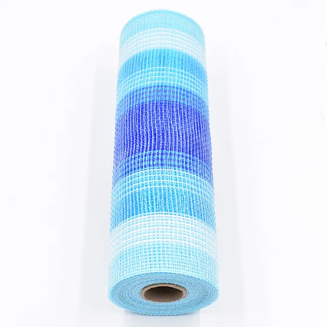 New Poly Deco Mesh 10 Inch Ribbon With Colorful Stripes Home Decor For