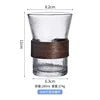 Ice pattern bamboo sleeve waist cup