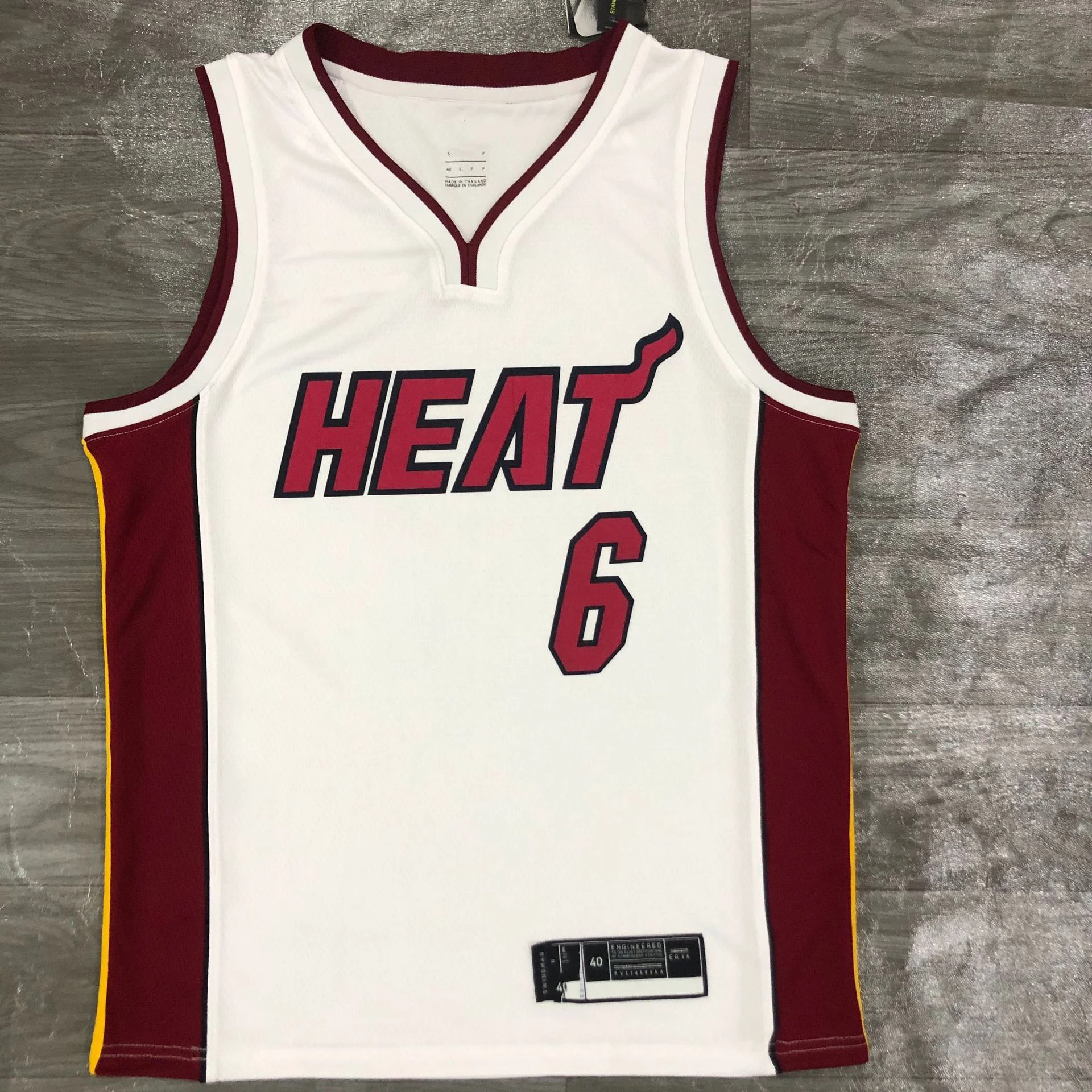 Miami 75th Anniversary Sublimation 3 Dwyane Wade Basketball Jersey 13 ...