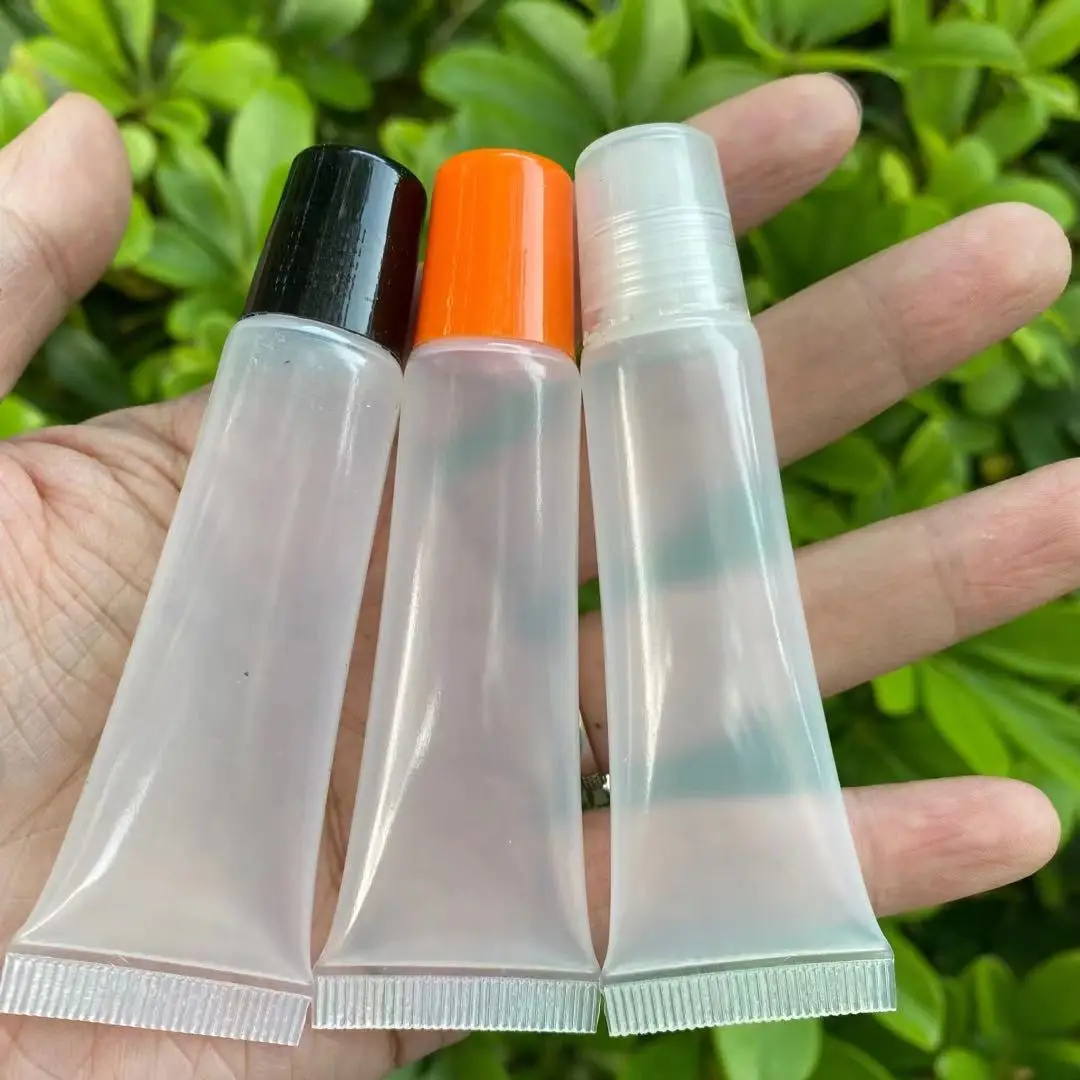 Custom LOGO Empty Squeeze Lip Gloss Tubes10ml 15ml Lip Gloss Squeeze Tube