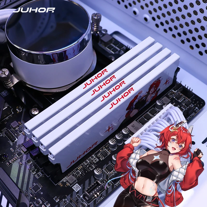 JUHOR 3600MHz DDR4 32GB/16GB*2 RAM 1.2V/1.35V 3-Year Warranty for