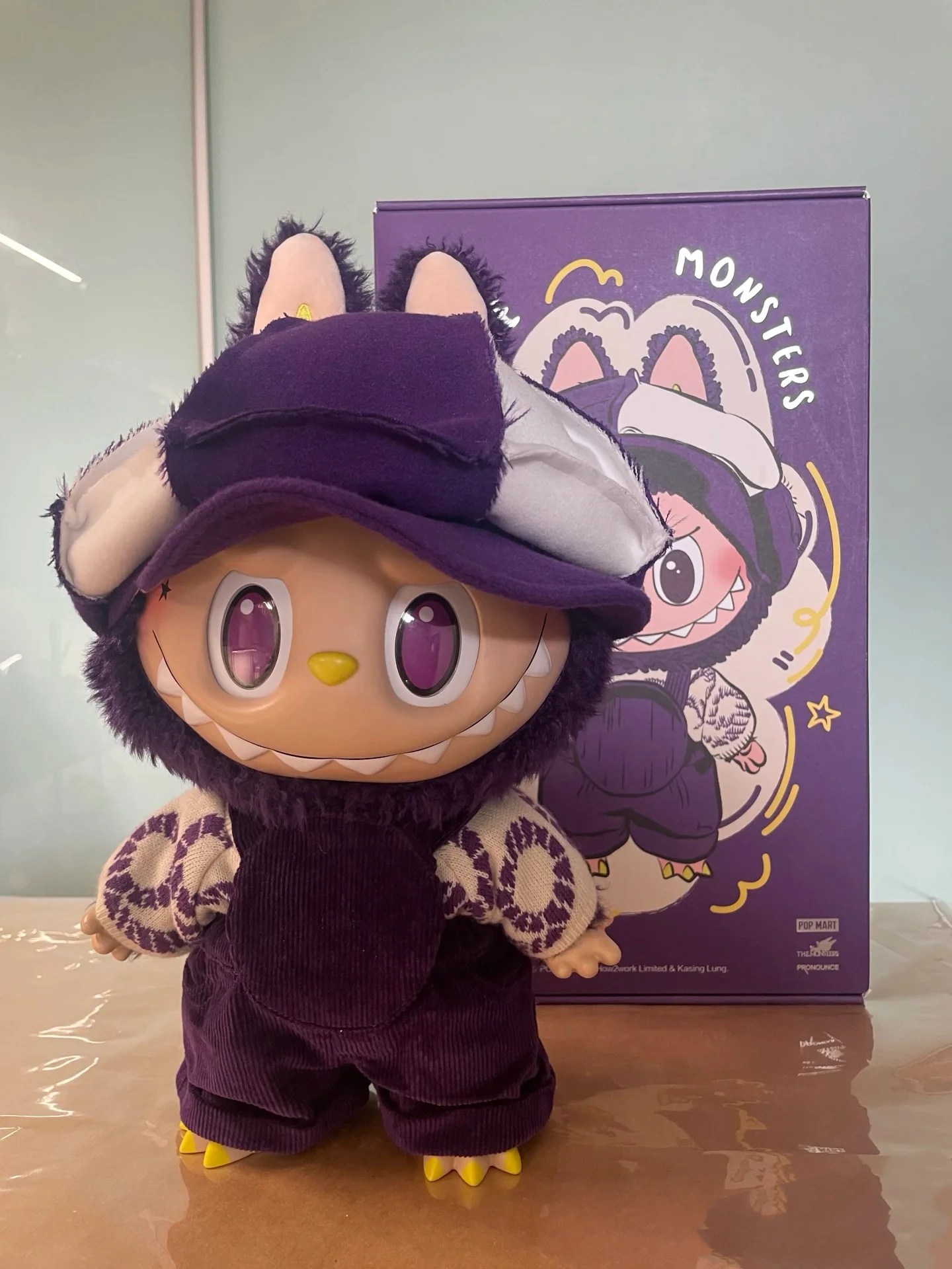 Authentic POP MART Labubu BE FANCY NOW Milan Purple Edition