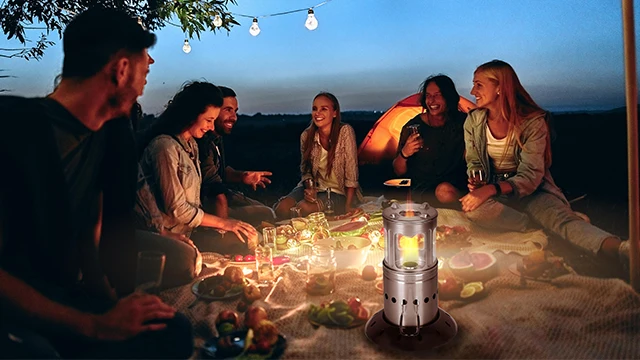SSM Firefly-Lantern Stove - Portable Camping Cooking Light