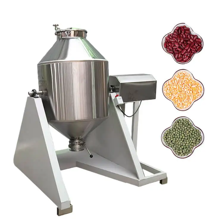 Industrial Drum Mixer Fruit Smoothie Powder Mix Machine For Drink Instant Automatic Pvc Mixing Mills