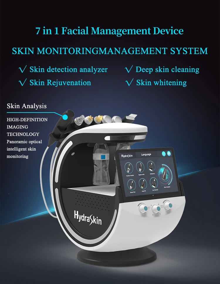 2024 Multifunctional Skin Spa Equipment Aqua Facial Microdermabrasion Diamond Peel Deep Cleaning Skin Machine