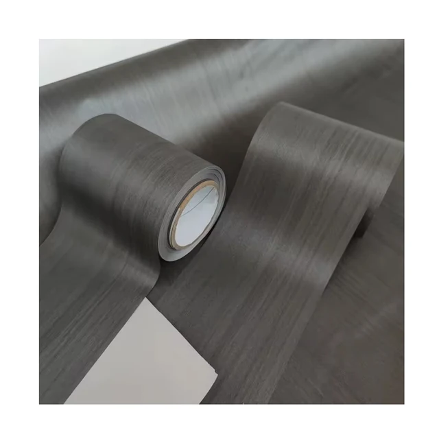 2024 Customized PVC Wood Texture Film Closet Wardrobe Decorative Foils PVC Decorative Film for Furniture
