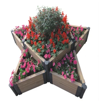 New Design Plastic Composite Garden Planter Furniture Outdoor WPC Flower Box