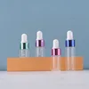 Transparent bottle with colored aluminum sealing ring