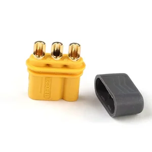 MR30-Female Connection Charging XT Connector 16 18 20AWG Wire Conversion Adapter RC Car With Cover for RC Lipo Battery