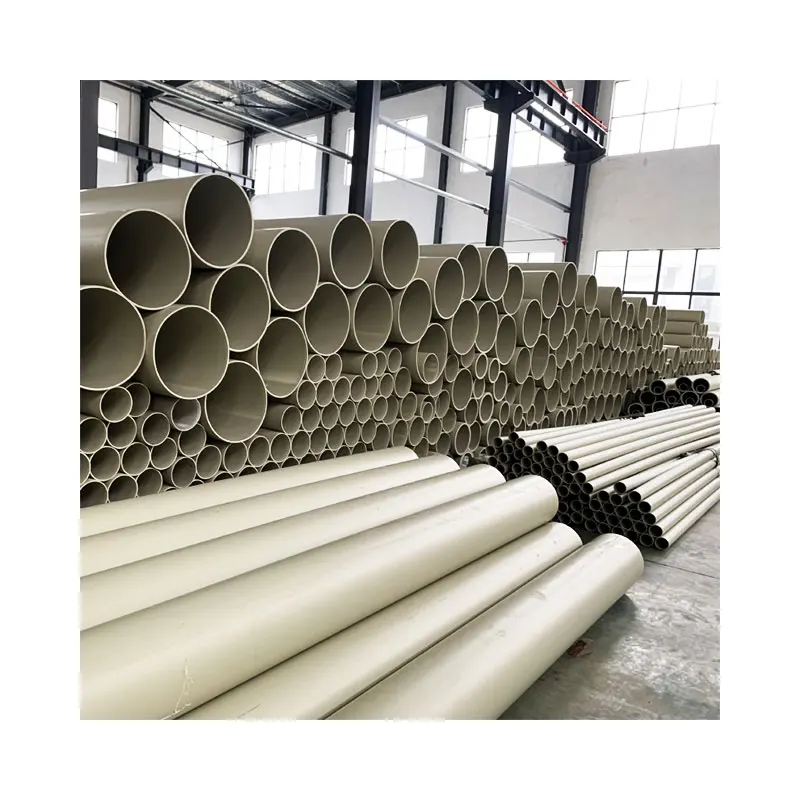 Full Size 210mm 350mm 800mm Diameter Light Weight Chemical Plastic PPH Pipe for Hot and Cold Water