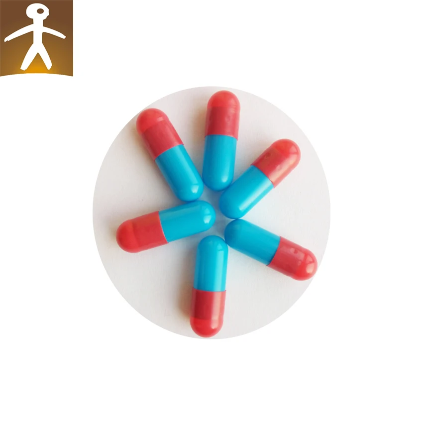 Size 00 0 1 2 3 4 Pink/white Vacant Hard Gelatin Capsules Pill