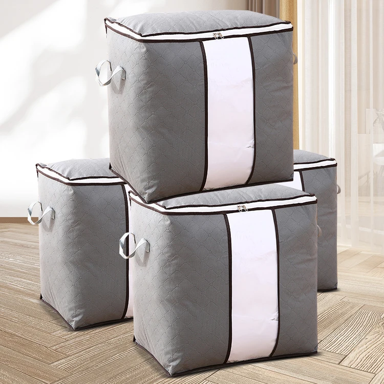 Customized Under Bed Storage With Lid Save Storage Space Double Zipper Storage Boxes For Organizing