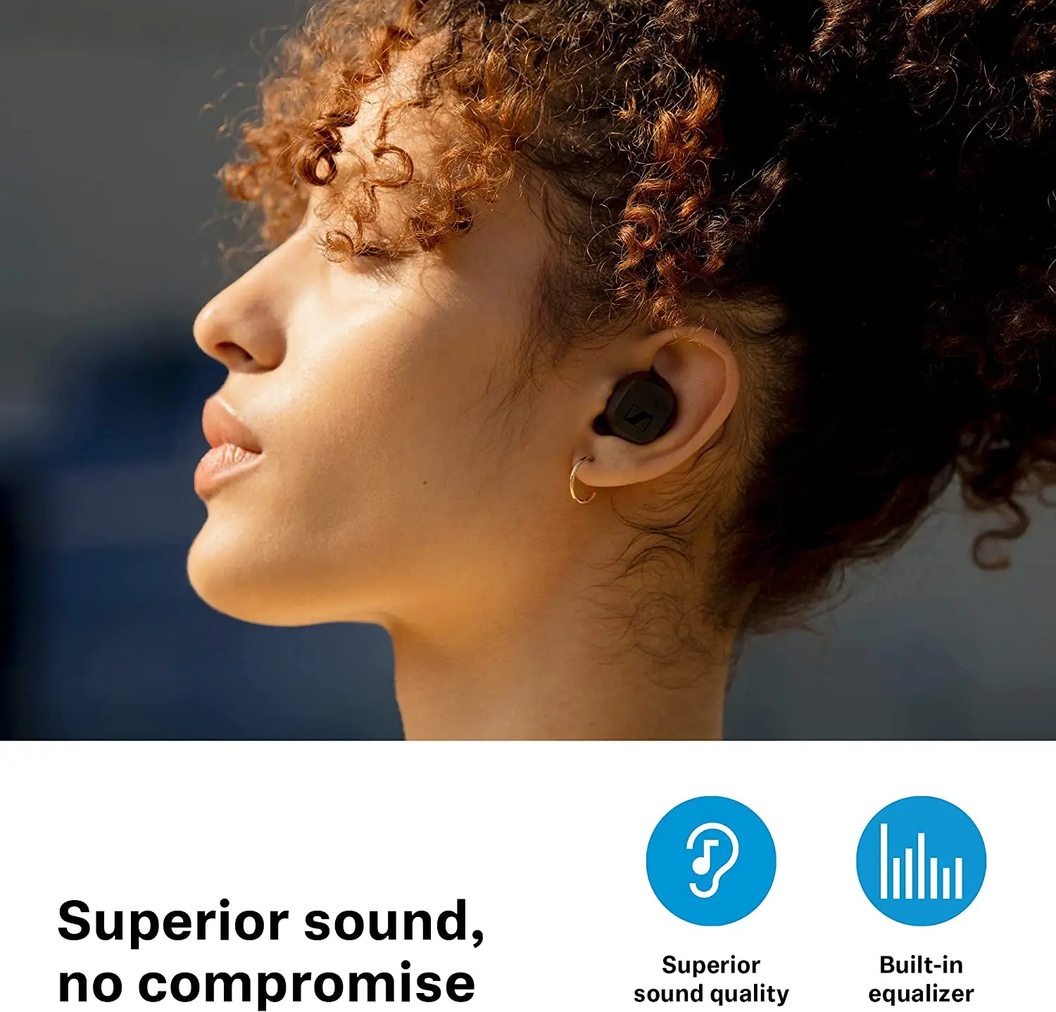 Sennheiser CX True Wireless Earbuds with Passive Noise Cancellation IPX4 and 27 Hours Battery Life for Music and Calls
