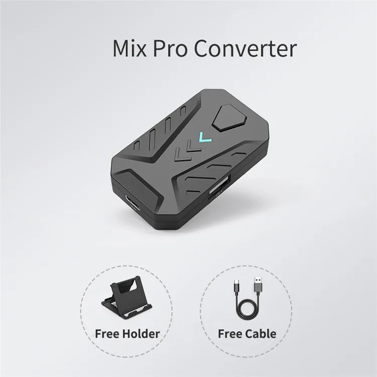4 in 1 Wired Mobile One Hand Keyboard and Mouse Gaming Combo