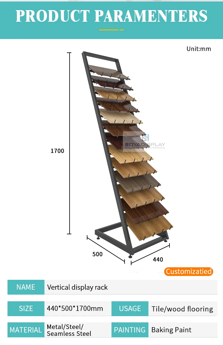 Multi Layer Floor Sample Rack Parquet Deck Portable Hardwood Laminate ...