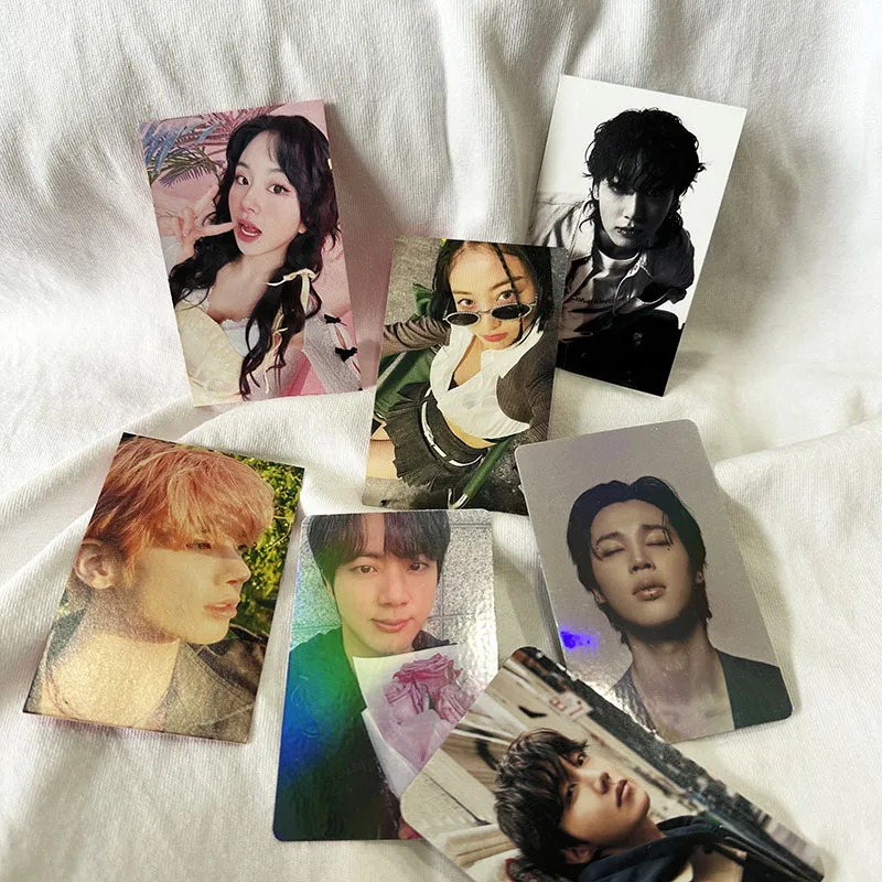 Custom Kpop Hologram Postcard, 5.5x8.5cm UV Printed Card for