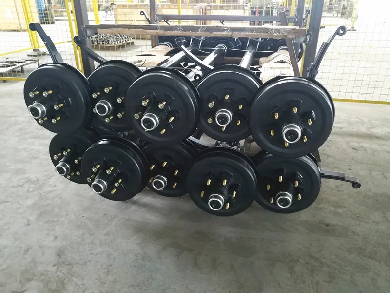 ブレーキ付き2500kgsボートトレーラーアクスル6ボルトハブアクスル Buy ボートトレーラー車軸,フル車軸ボート,トレーラー車軸