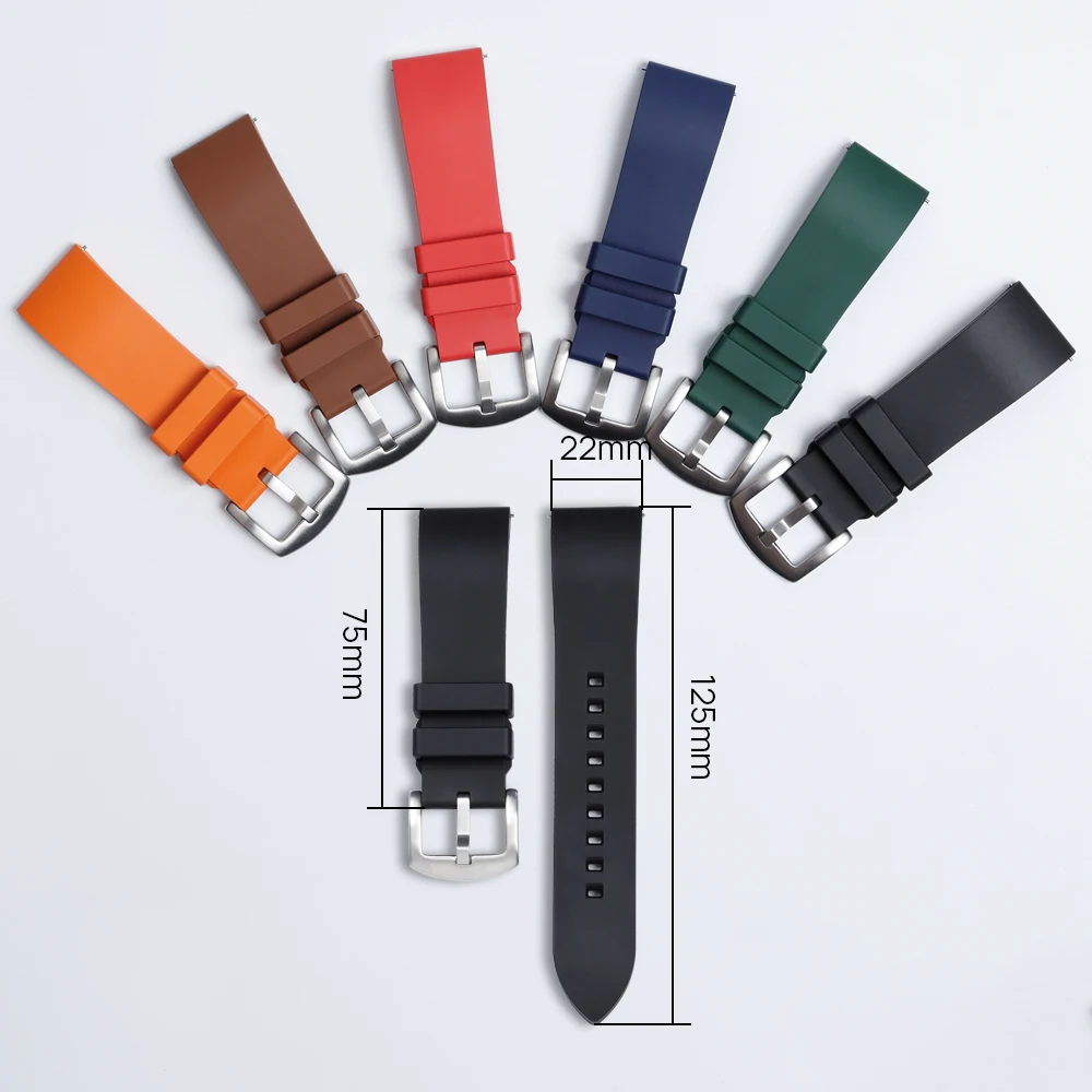 Best Cheap Rubber 20 mm Wristwatch Band FS84847_K0020741 main image 0