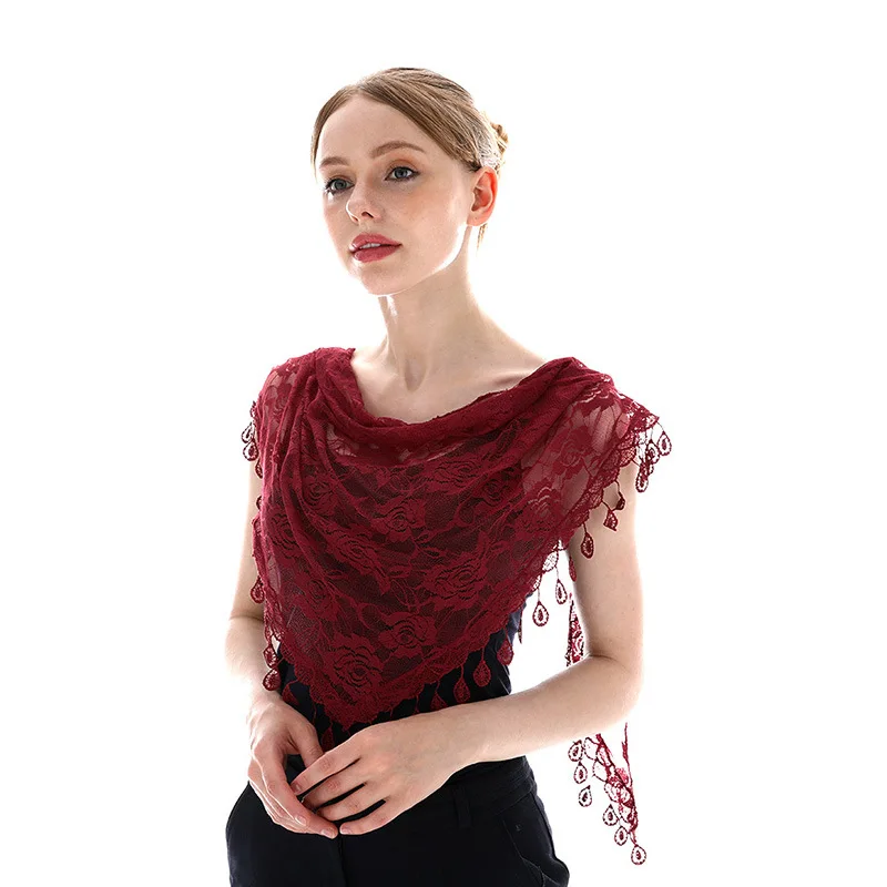 Sciarpa Triangolare MuLanLegend In Cotone Morbido - Hijab Scialle Realizzato A Mano - Copertura Leggera Per Collo E Spalle