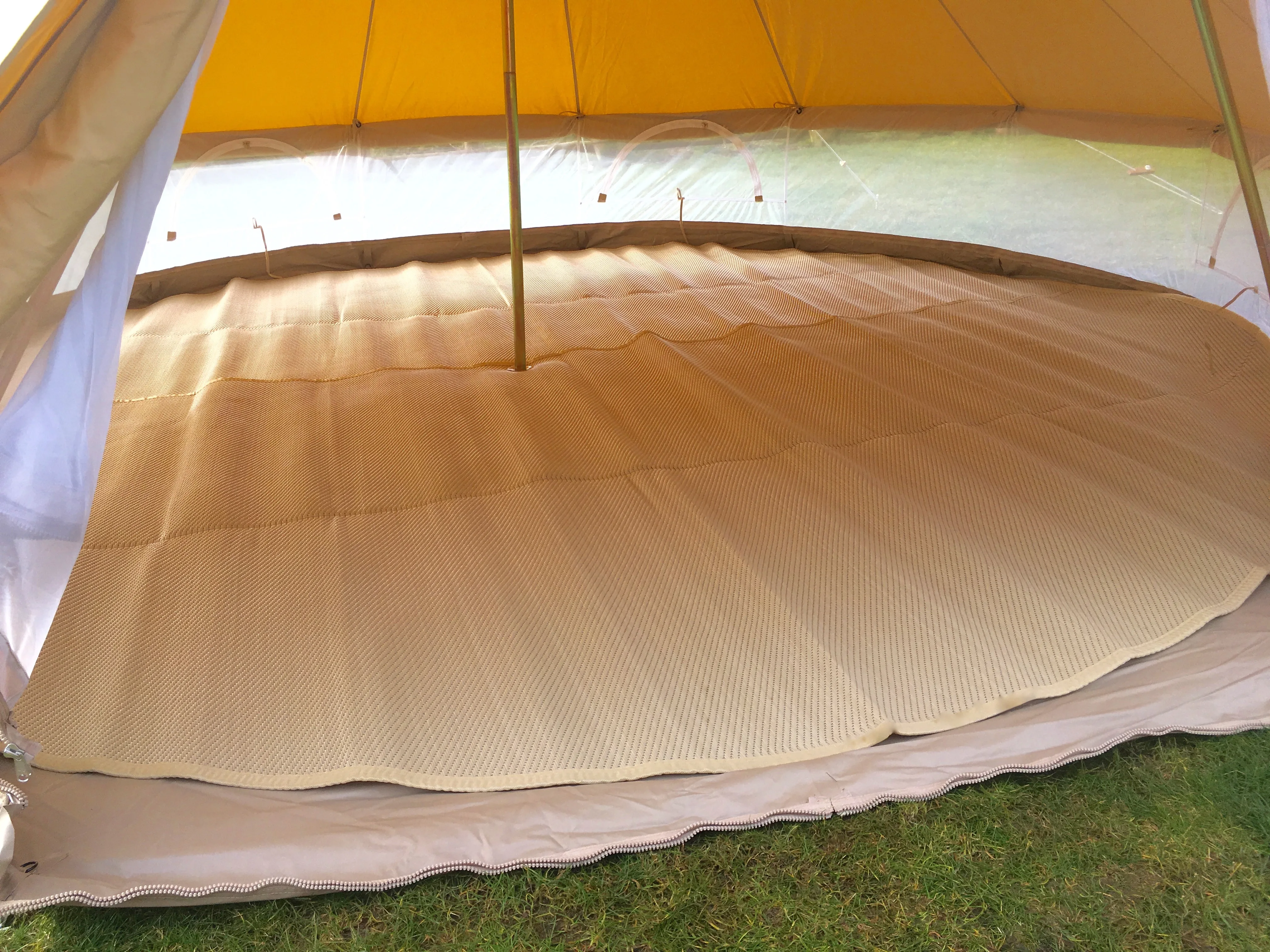 BELL TENT FLOORING MATTING - 3M, 4M, 5M, 6M Glamping Camping Outdoor Carpet