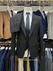 Negro-3 unids/set-Jaqueta + chaleco + pantalones