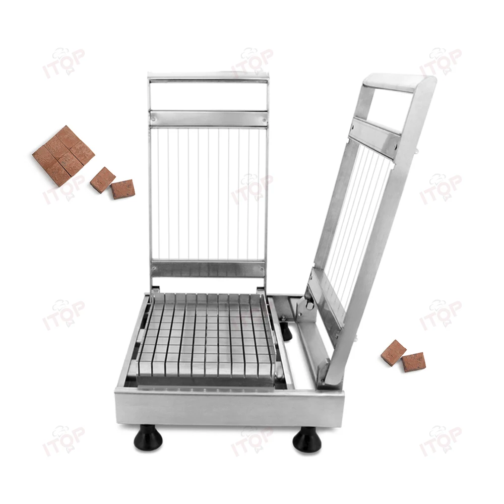 Manual Double Cutting Arm Chocolate Bar Square Grid Cake Cutting Machine  Caramel Cutter Chocolate Guitar Cutter - China Chocolate Cutting Machine,  Chocolate Slicing Machine