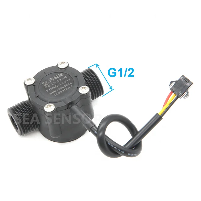 DIJIANG  OEM Support YF-S201A Water Turbine Flow Sensor 1/2 Inch With Ceramic Shaft 0.5-25L/min Liquid Counter Flowmeter