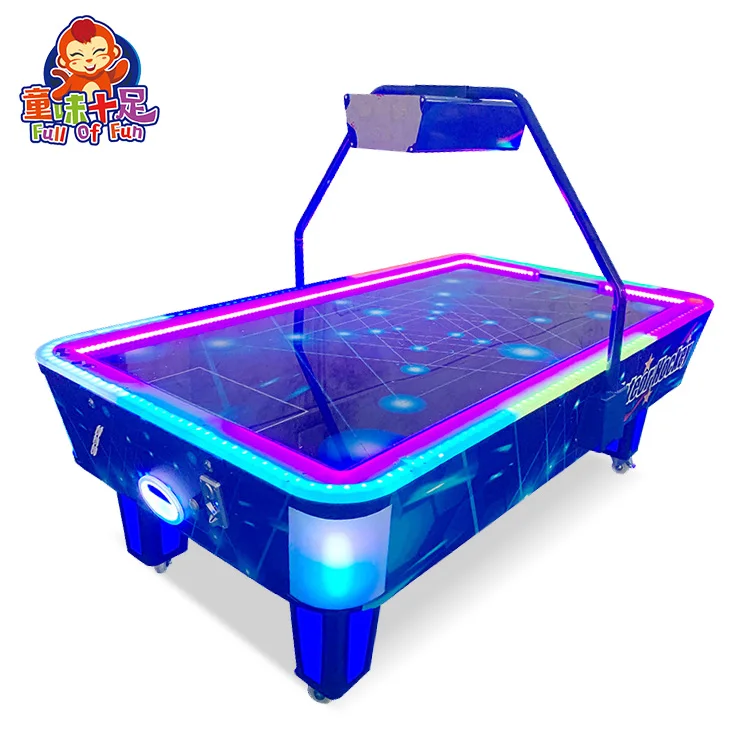 Juego De Hockey Aire Portátil – Discos Flotantes Eléctricos Con 2 Empujadores, Ideal Para Viajes