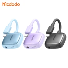 Wholesale Mcdodo Colorful New Headphone Adapter For iPhone, 3.5MM Headphone Jack Mic Call + Charging DAC Aux Adapter for iPhone