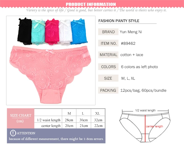 Embroidery Transparent Lace Sexy Teen Girls Panties Young Women Panty