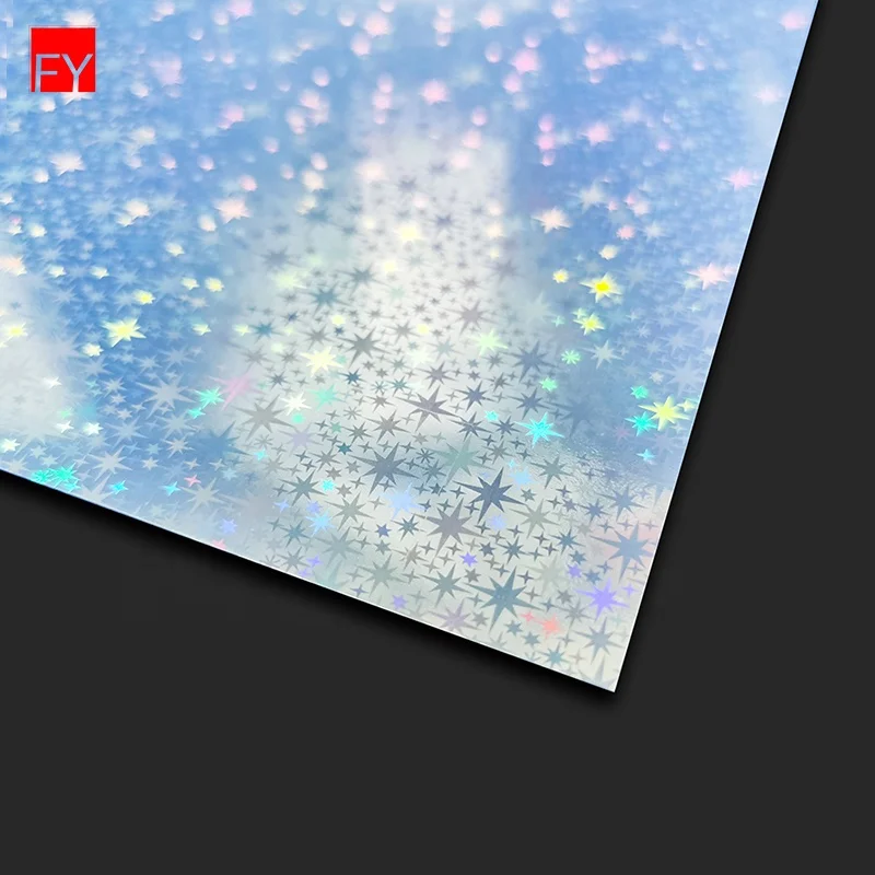 High Quality Design Holographic Sticker Vinyl Inkjet Printer Holographic Sticker Paper clear A4 Vinyl Stickers