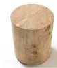 Muelle de madera redonda de madera maciza
