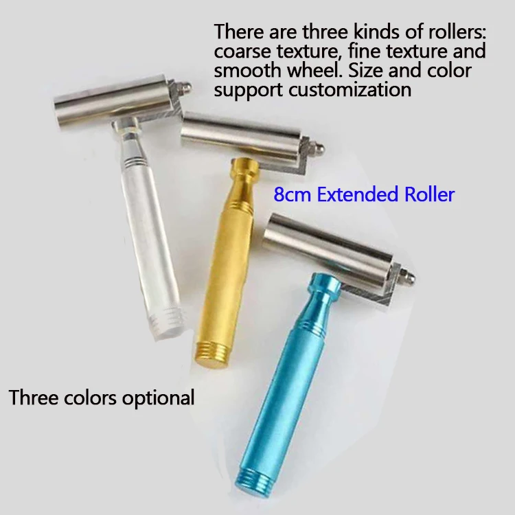 Stainless Steel Flat Pressure Roller Wallpaper Apply Hand Tool W/Bearing Durable 