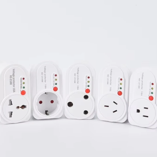 Factory Direct KE-2188 Over/Under Voltage Protector 10-Year Warranty Single-Phase 220V Copper Electronics for Home 50/60Hz LED