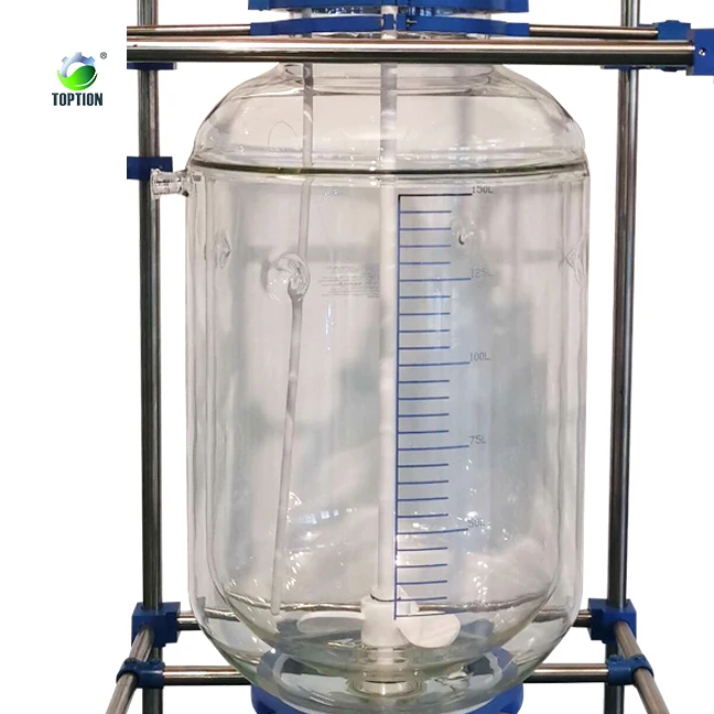 Glass Fluidized Bed Reactor Used in Laboratory