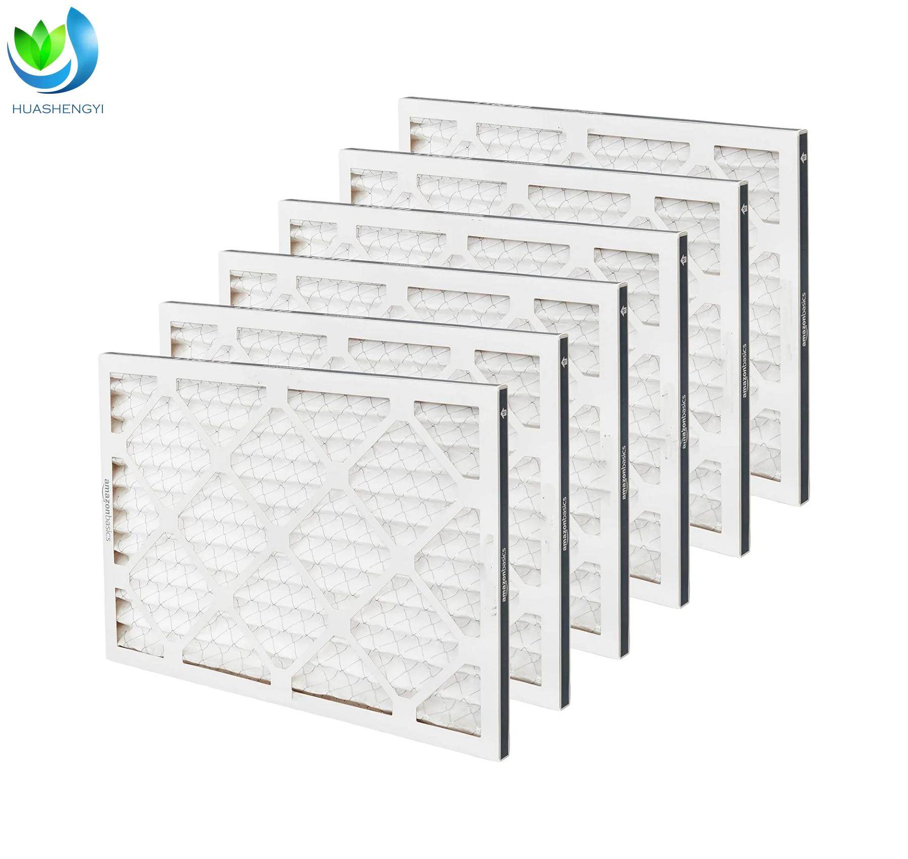 Walson OEM Household Hvac Electrostatic Pleated air Filter 20x20x5 Pleated Replacement Carbon Filter Compatible with Honeywell