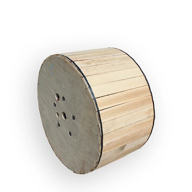 High srength GYXTW 4 core fiber optic cable price per meter with wooden drum metal cable wire for duct aerial application