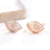 Oro 18k con el diamante del laboratorio
