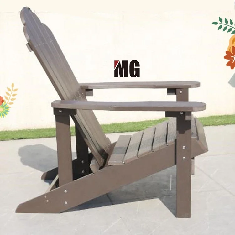 Fire Pit Seating Composite Wood Cape Cod Chair Recycled Plastic HDPE Adirondack Chair